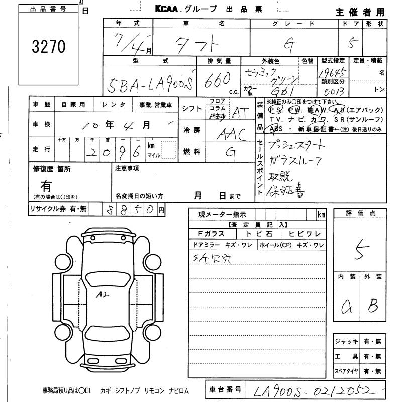DAIHATSU TAFT
