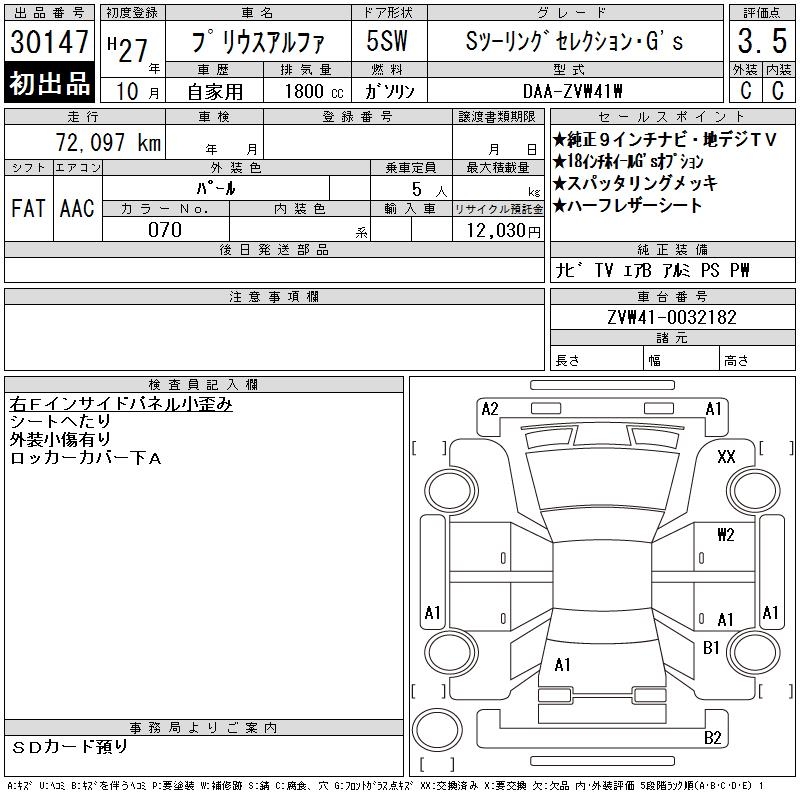 TOYOTA PRIUS ALPHA