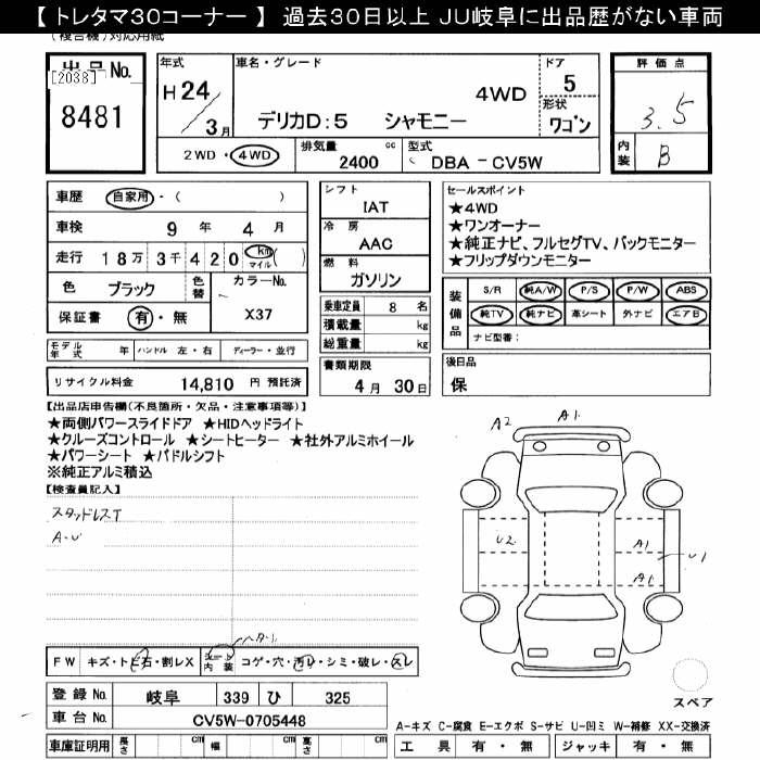 MITSUBISHI DELICA D:5