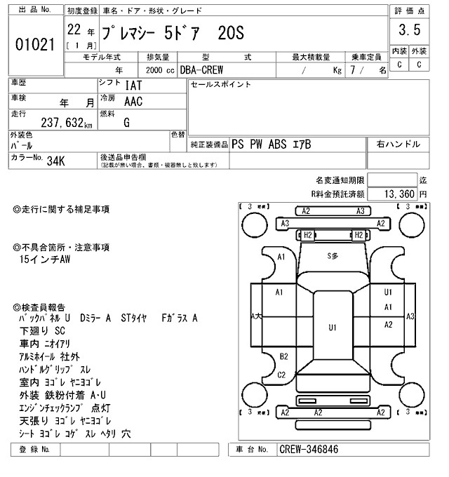 MAZDA PREMACY