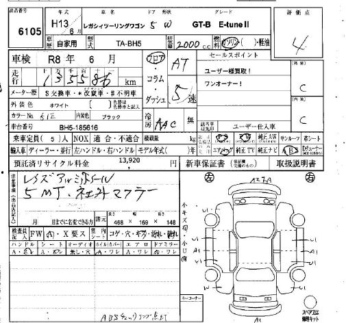 SUBARU LEGACY