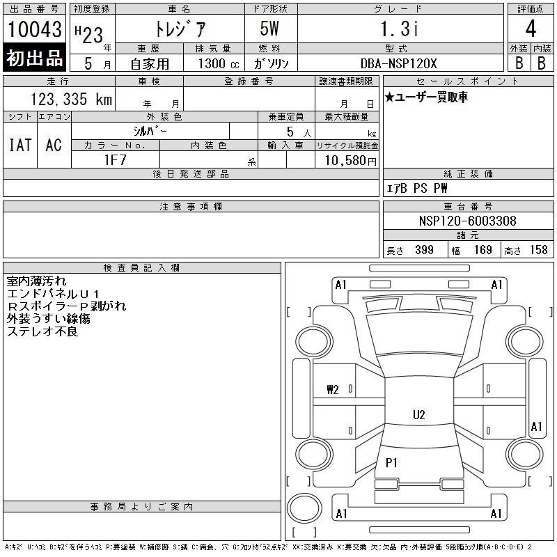 SUBARU TREZIA