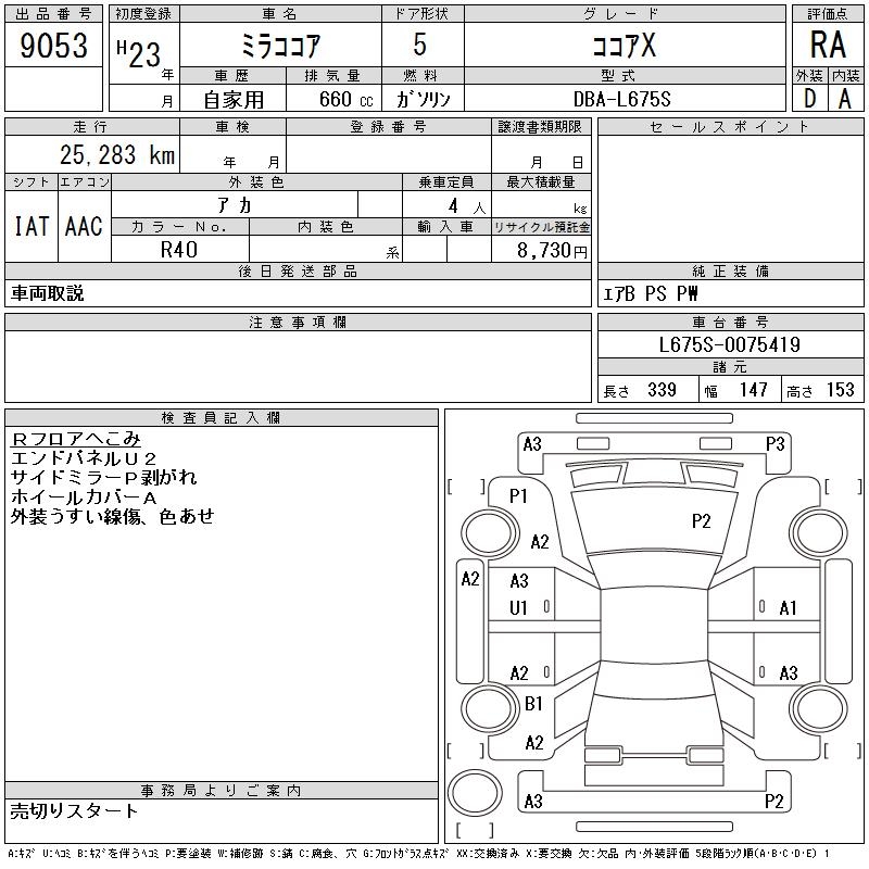 DAIHATSU MIRA COCOA