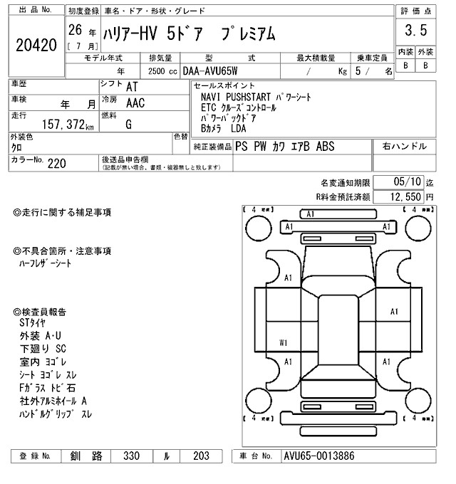 TOYOTA HARRIER