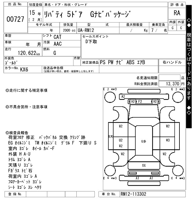NISSAN LIBERTY