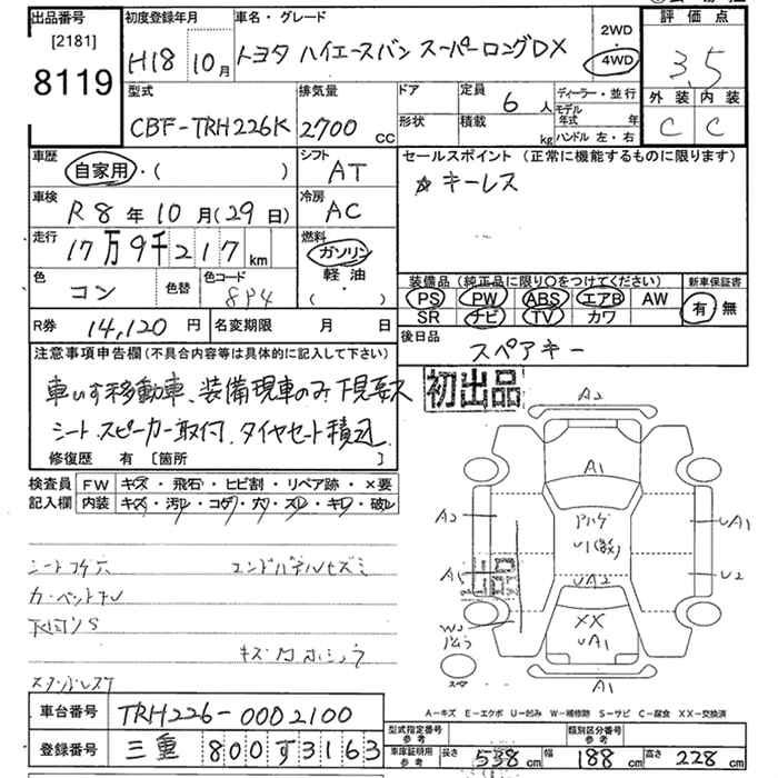 TOYOTA REGIUS ACE