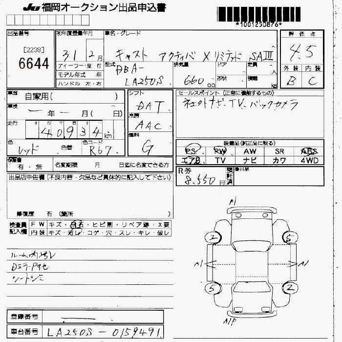 DAIHATSU CAST