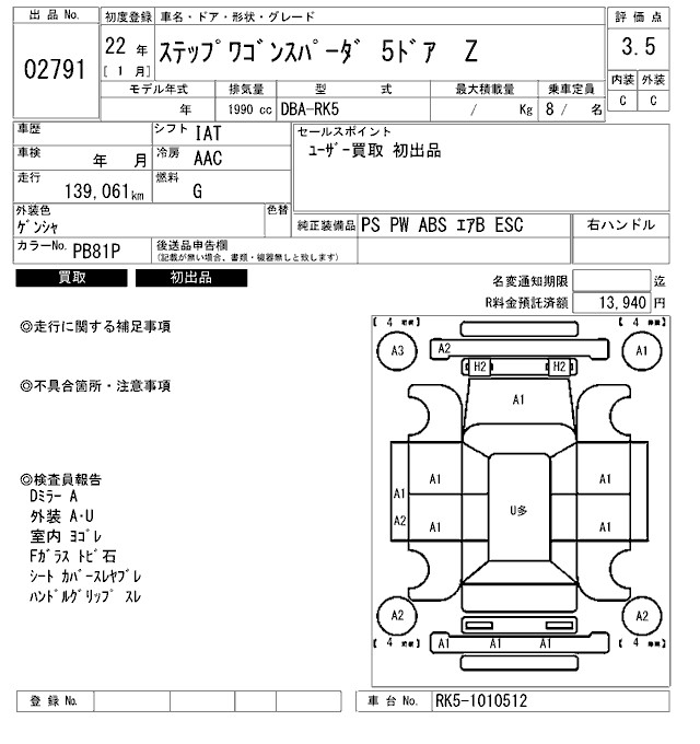 HONDA STEPWGN