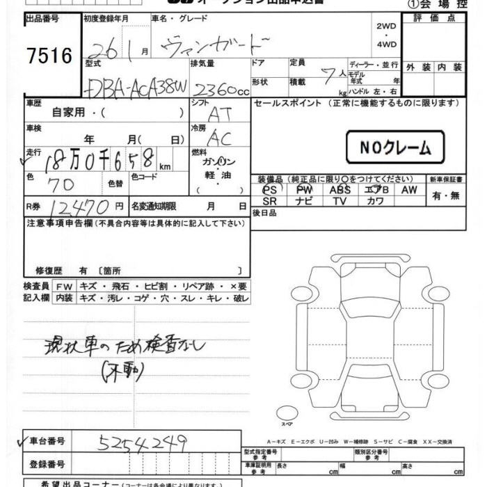 TOYOTA VANGUARD