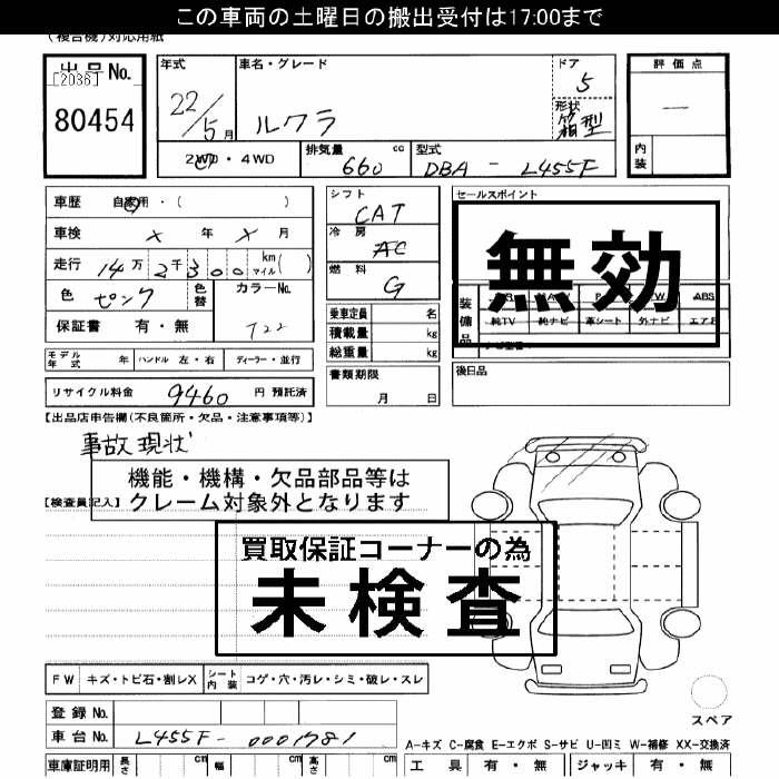 SUBARU LUCRA