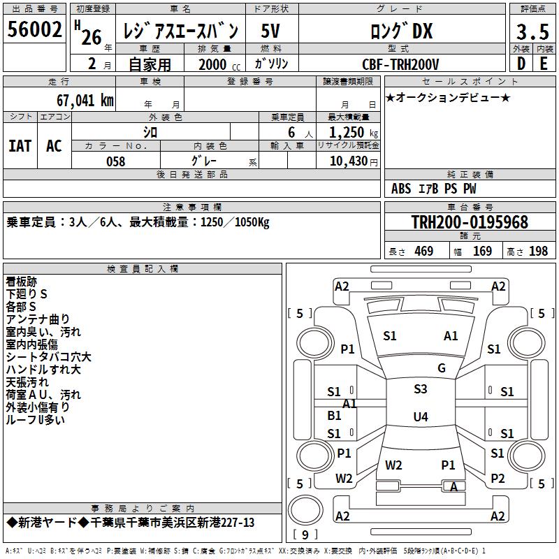 TOYOTA REGIUS ACE