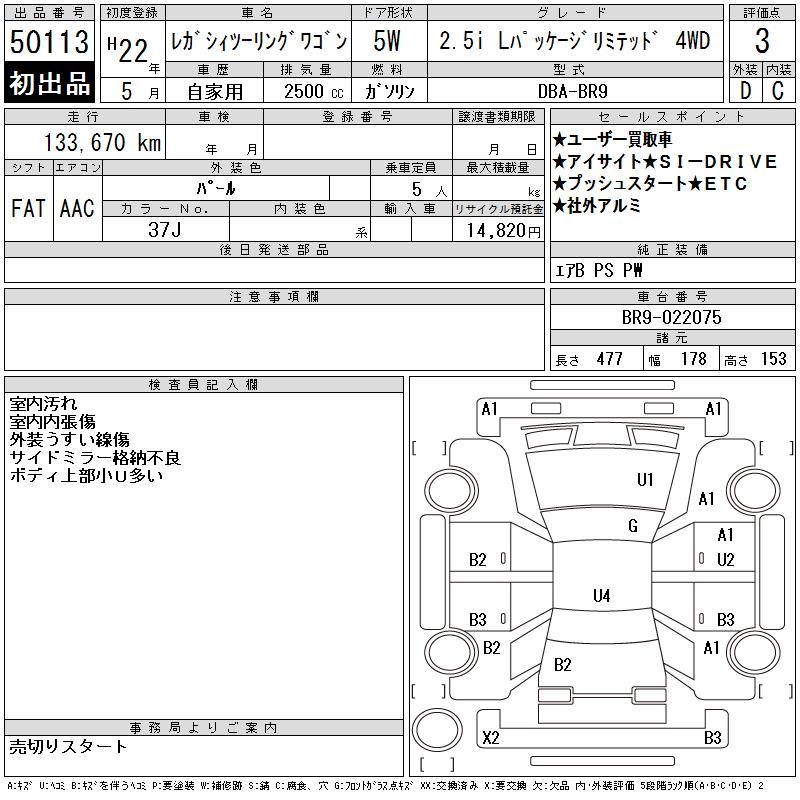 SUBARU LEGACY