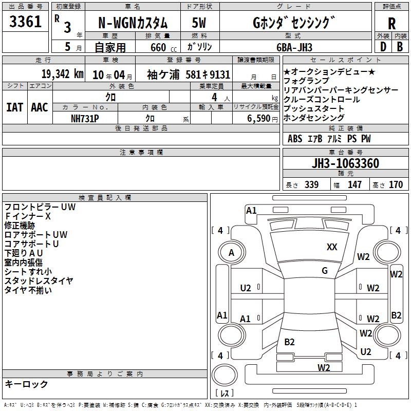 HONDA N-WGN