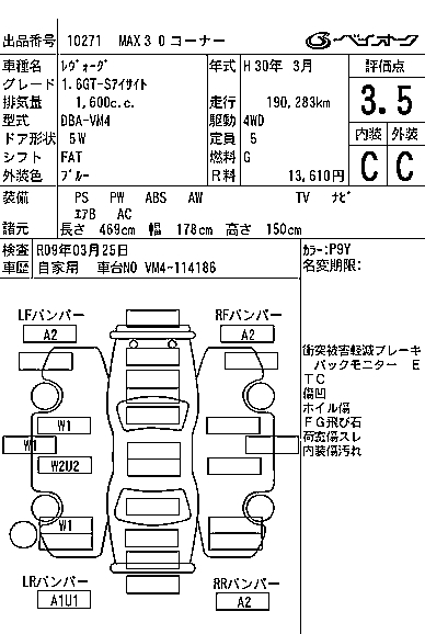 SUBARU LEVORG