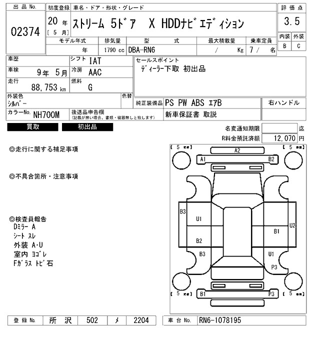 HONDA STREAM