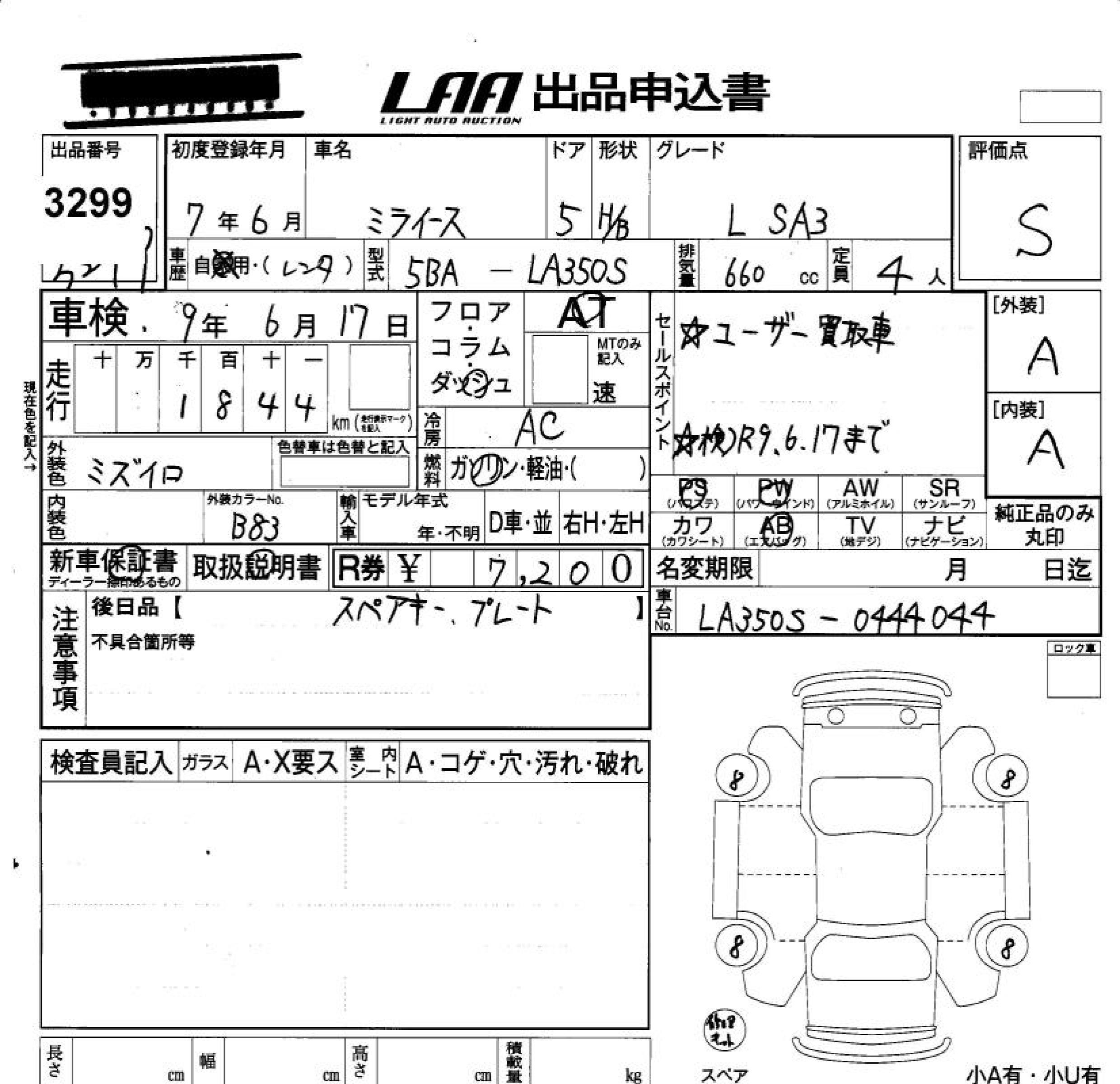 DAIHATSU MIRA E:S