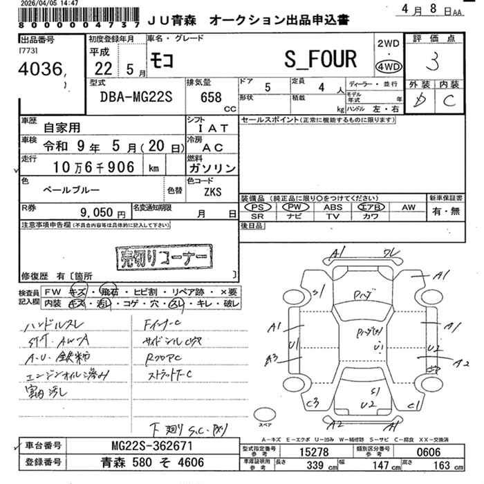 NISSAN MOCO