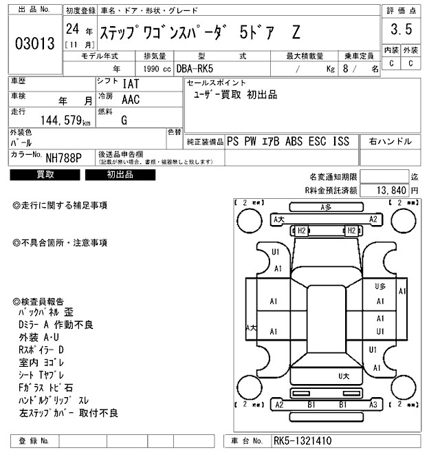 HONDA STEPWGN