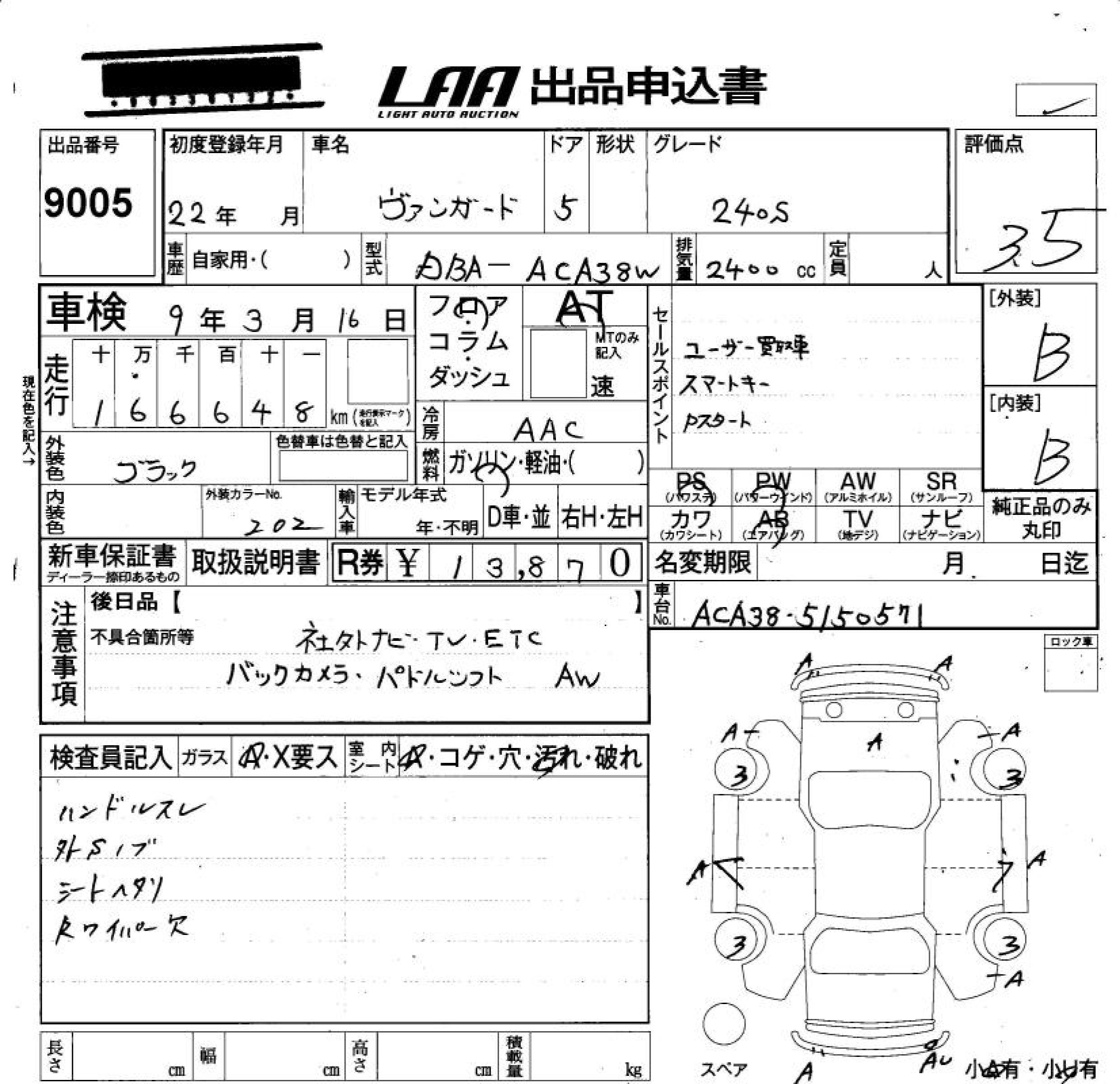 TOYOTA VANGUARD