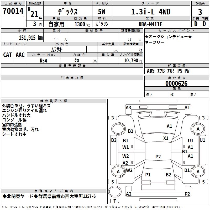 SUBARU DEX