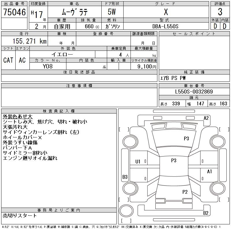 DAIHATSU MOVE LATTE