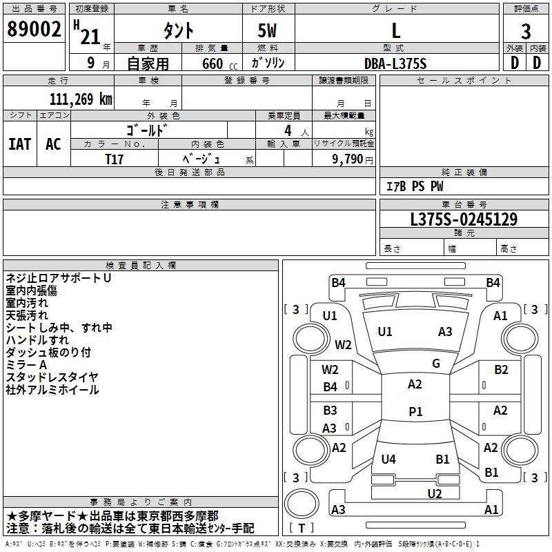 DAIHATSU TANTO