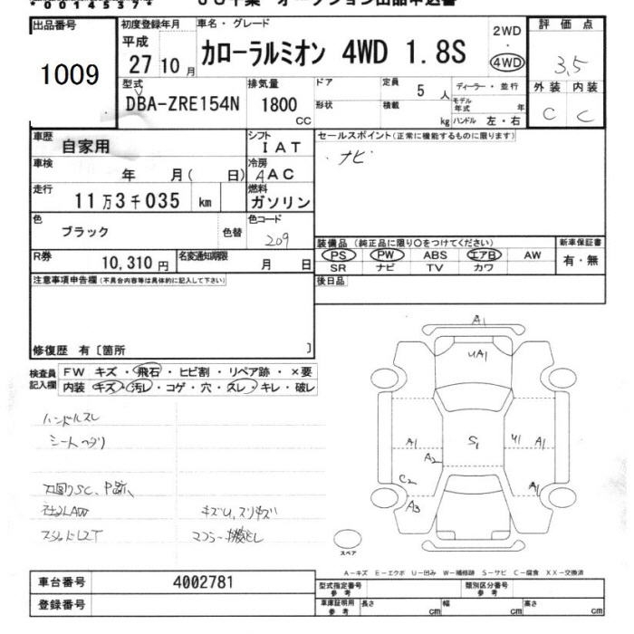 TOYOTA COROLLA RUMION
