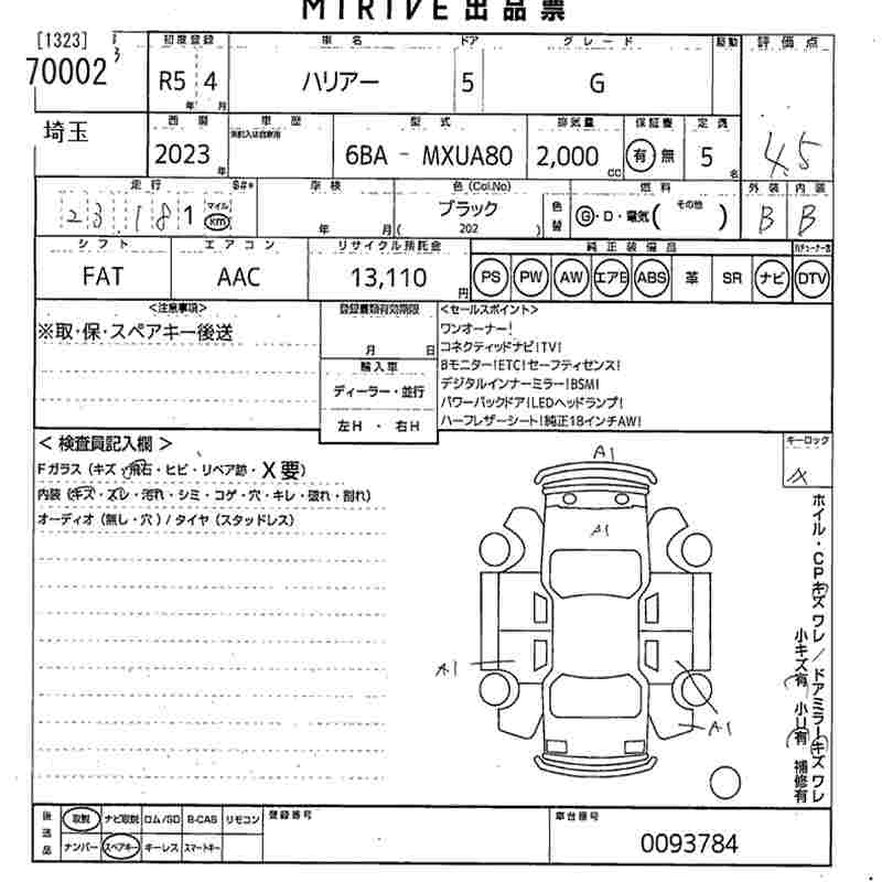 TOYOTA HARRIER