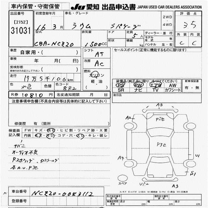 TOYOTA RAUM