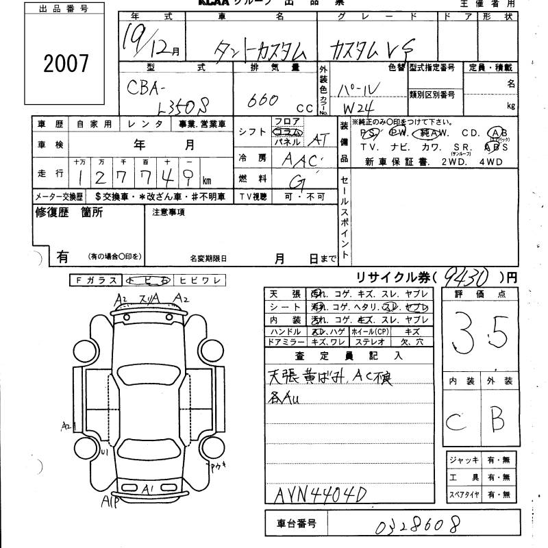 DAIHATSU TANTO