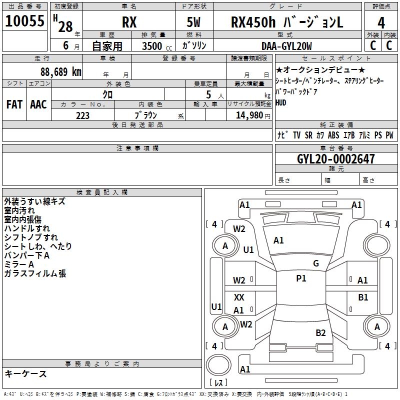 LEXUS RX450H