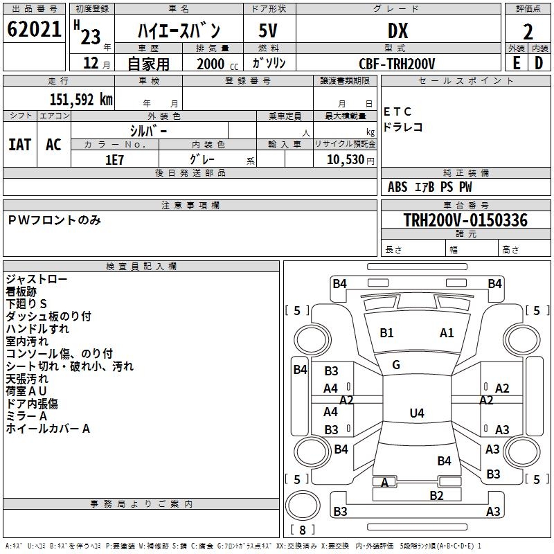 TOYOTA REGIUS ACE