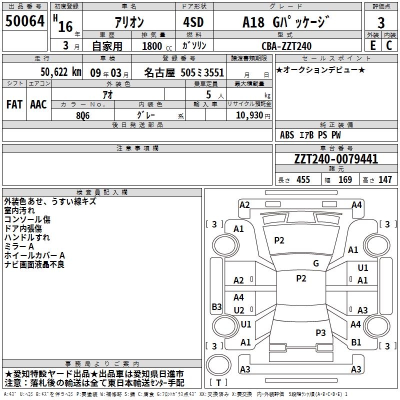 TOYOTA ALLION