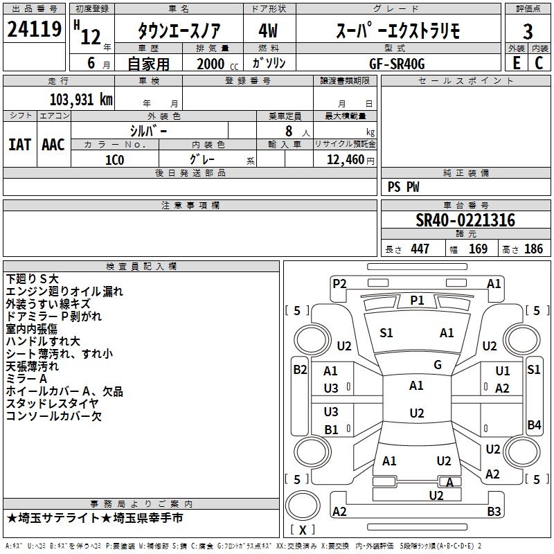 TOYOTA TOWN ACE NOAH
