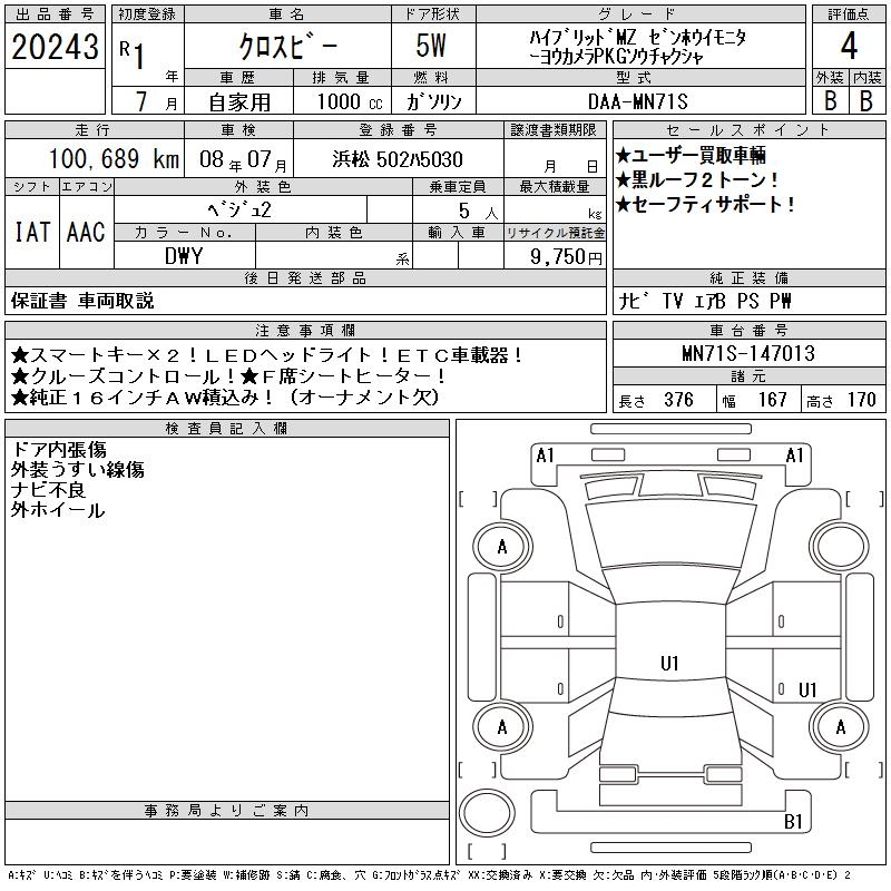 SUZUKI XBEE