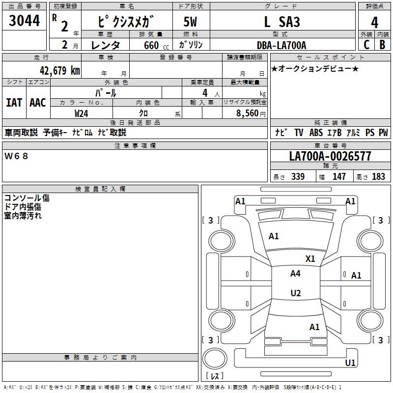 TOYOTA PIXIS MEGA