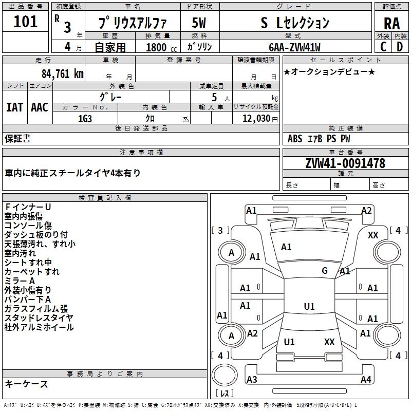 TOYOTA PRIUS ALPHA