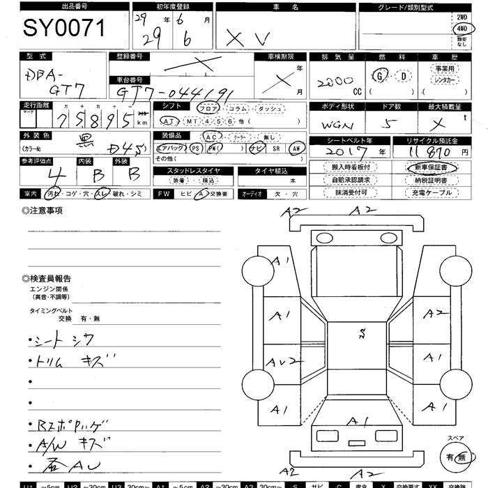 SUBARU XV