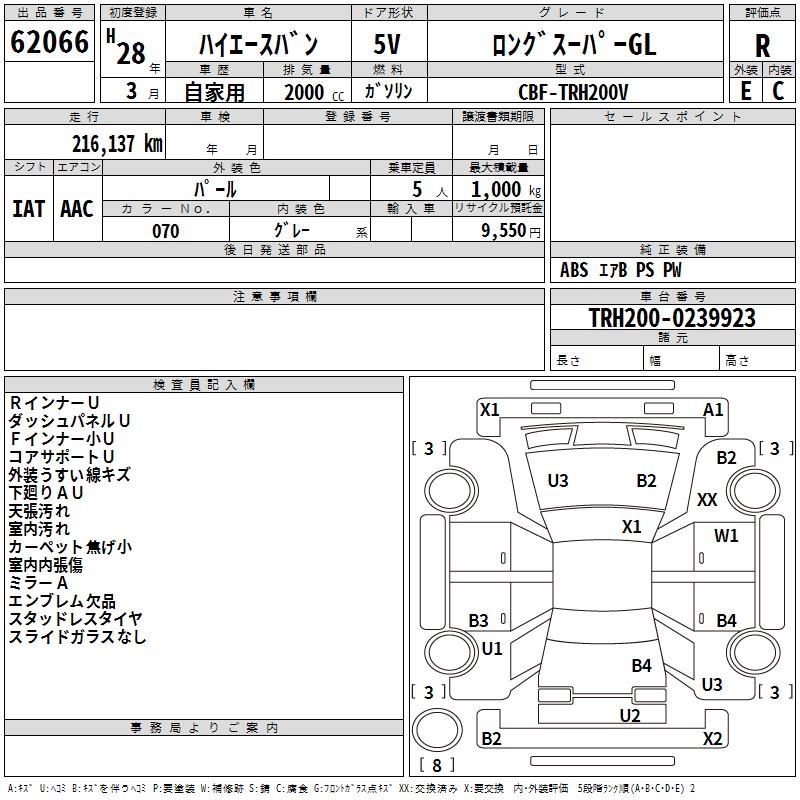 TOYOTA REGIUS ACE