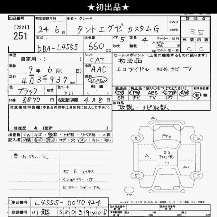 DAIHATSU TANTO EXE