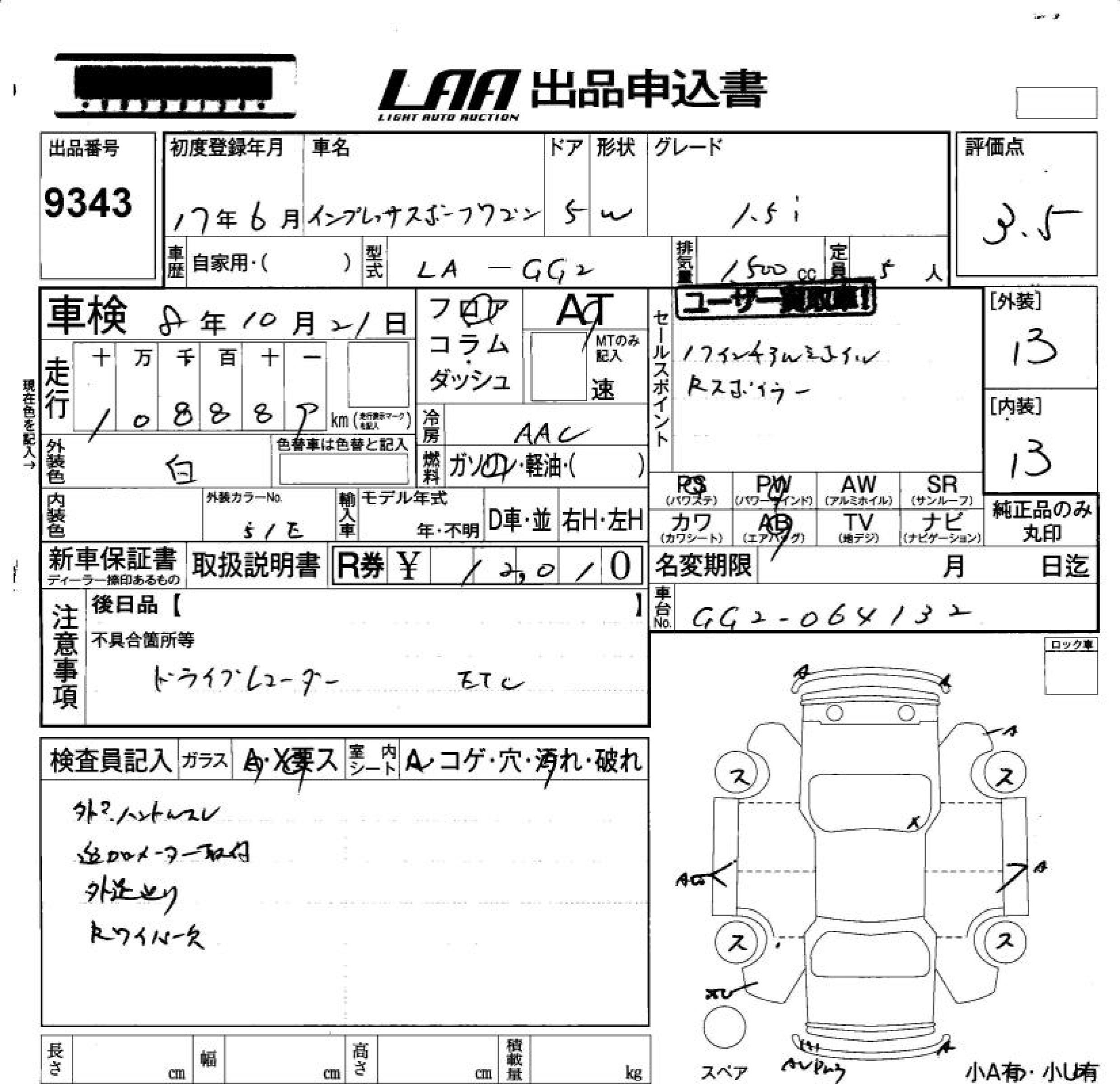 SUBARU IMPREZA