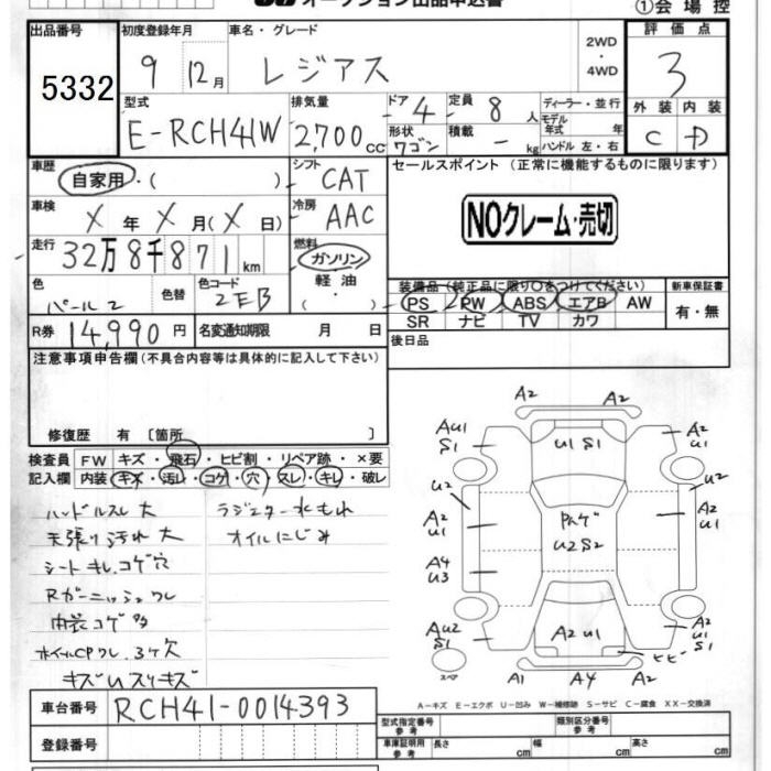 TOYOTA REGIUS