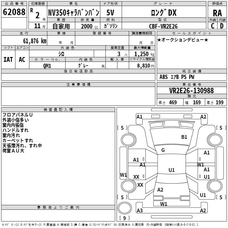 NISSAN NV350 CARAVAN