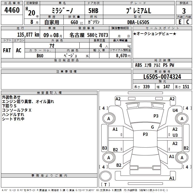 DAIHATSU MIRA GINO