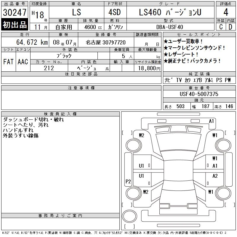 LEXUS LS460