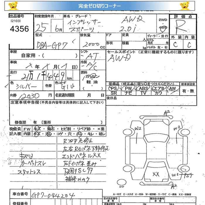 SUBARU XV