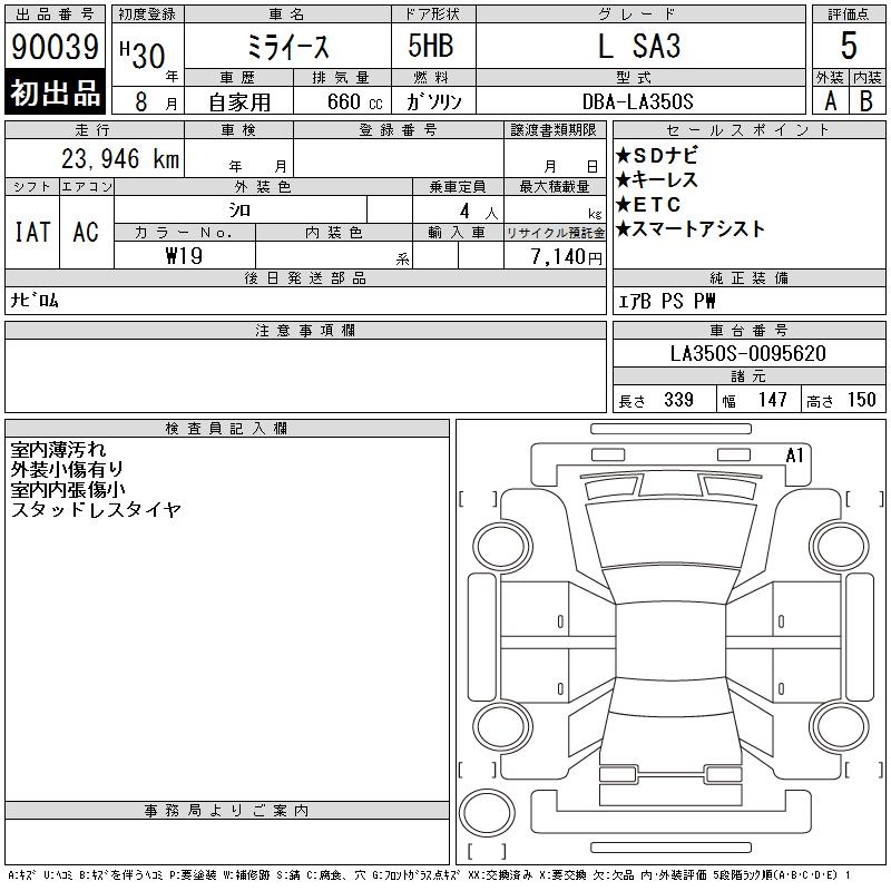 DAIHATSU MIRA E:S