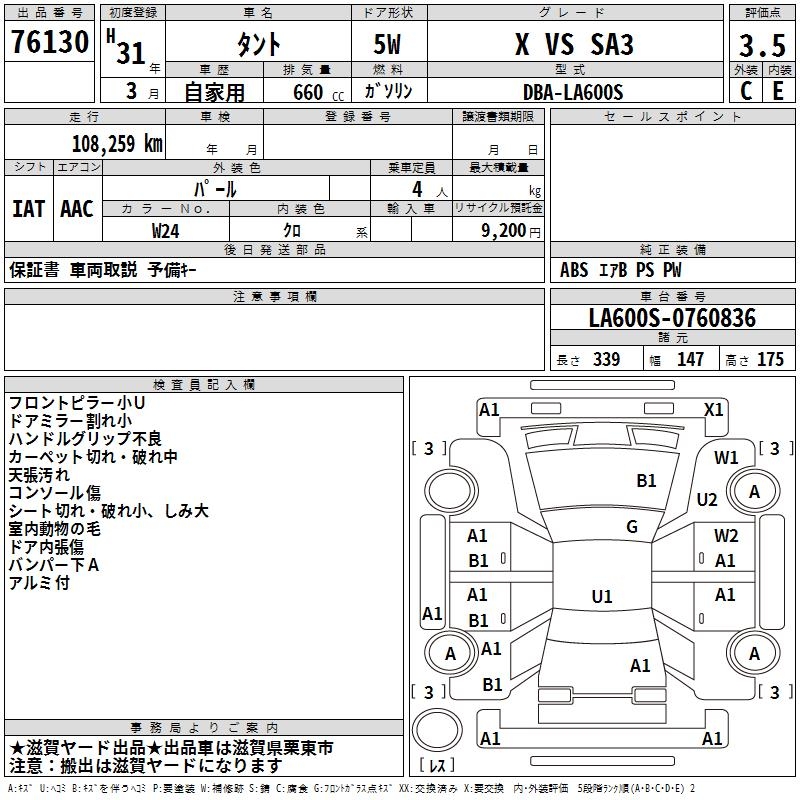 DAIHATSU TANTO