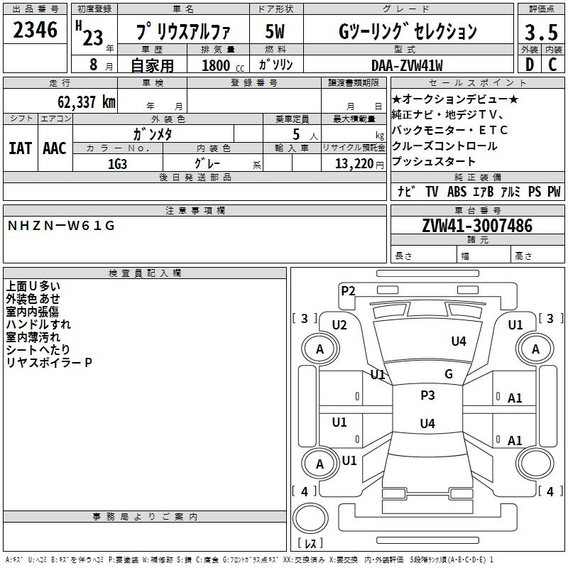 TOYOTA PRIUS ALPHA