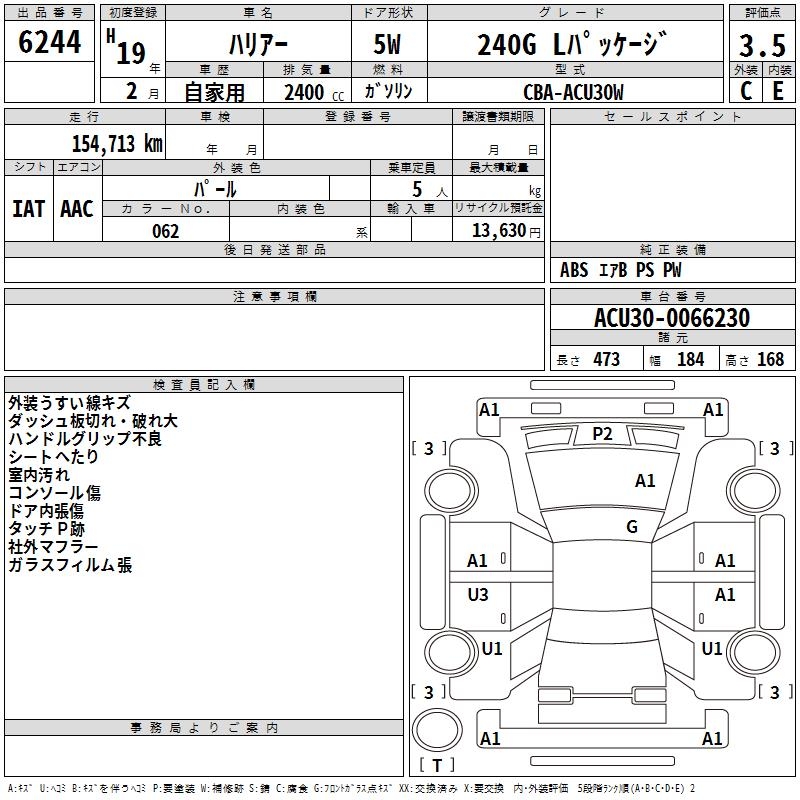 TOYOTA HARRIER